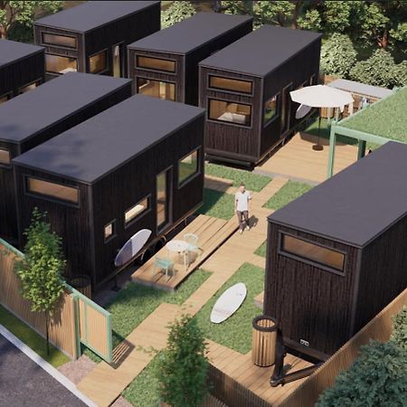 Chalepe 20 Komfortowe Domki "Tiny House" Chałupy Exteriör bild
