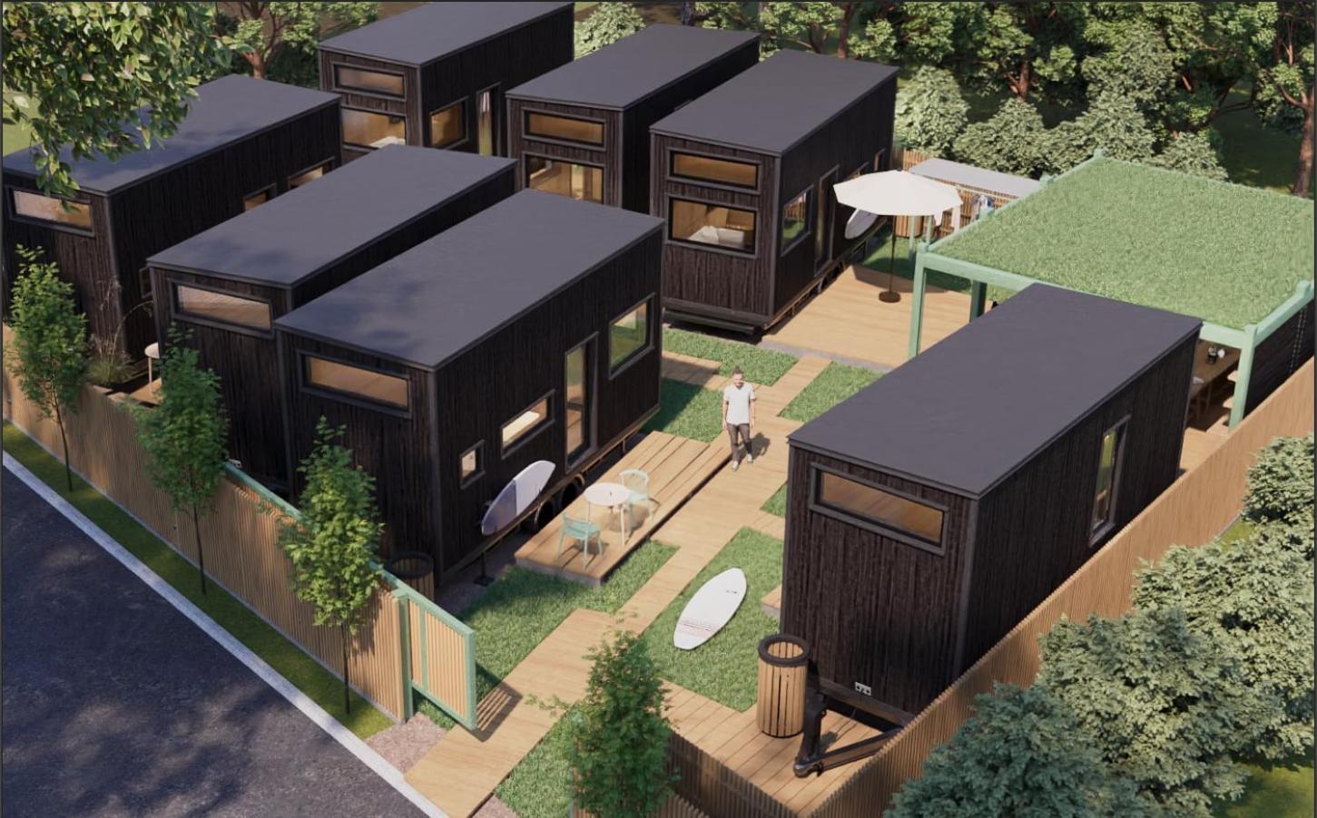 Chalepe 20 Komfortowe Domki "Tiny House" Chałupy Exteriör bild
