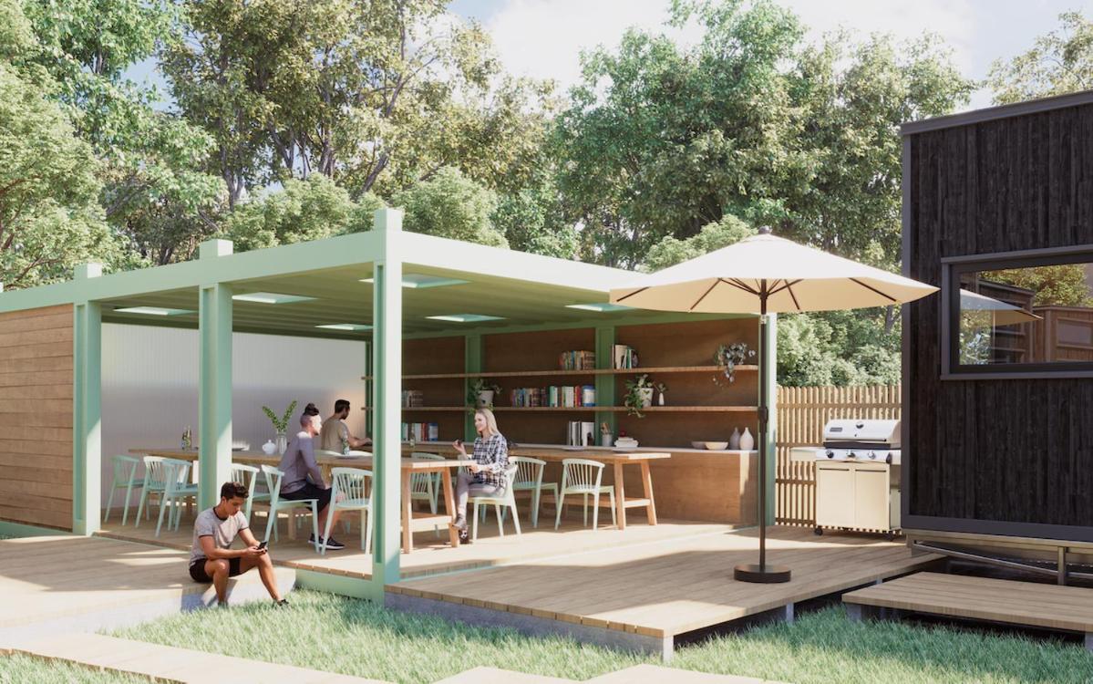 Chalepe 20 Komfortowe Domki "Tiny House" Chałupy Exteriör bild